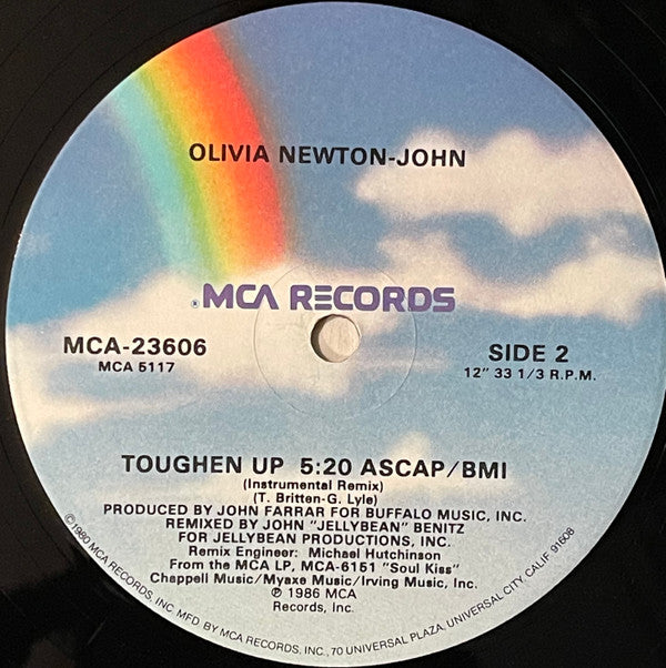Olivia Newton-John : Toughen Up (12")