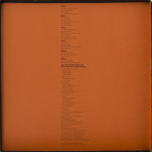 George Harrison : All Things Must Pass (3xLP, Album, Scr + Box)