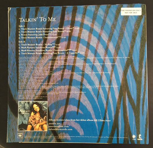 Amerie : Talkin' To Me (12")