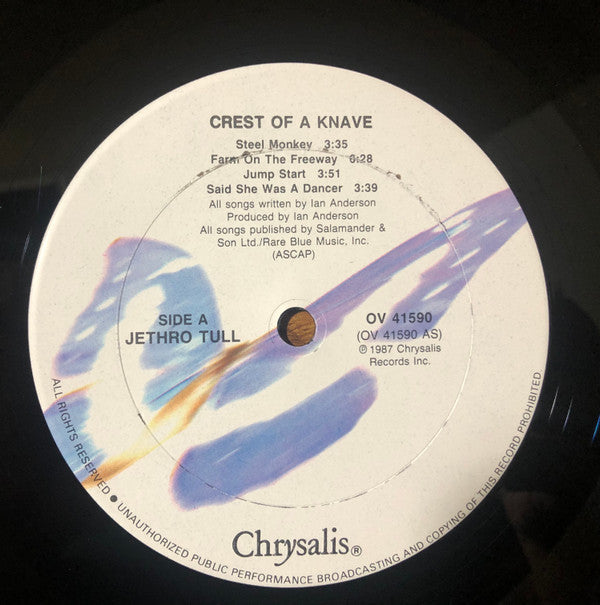 Jethro Tull : Crest Of A Knave (LP, Album, Club, CRC)