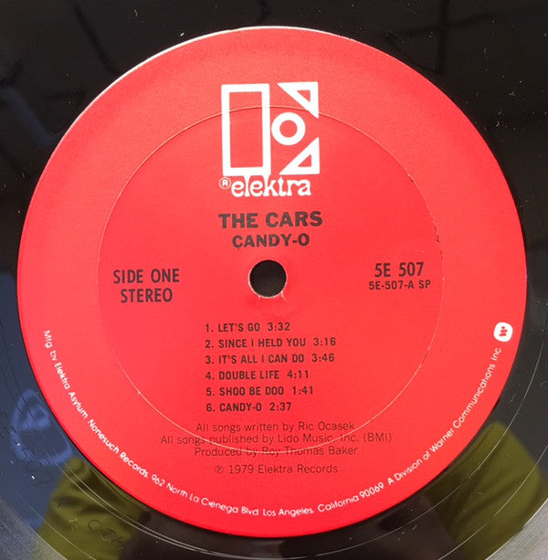 The Cars : Candy-O (LP, Album, Club, Ter)
