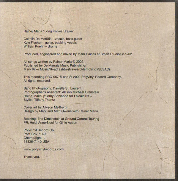 Rainer Maria : Long Knives Drawn (CD, Album)