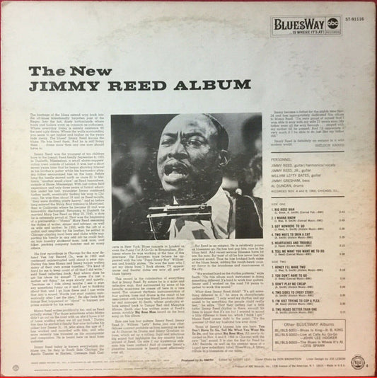 Jimmy Reed : The New Jimmy Reed Album (LP, Album, Club)
