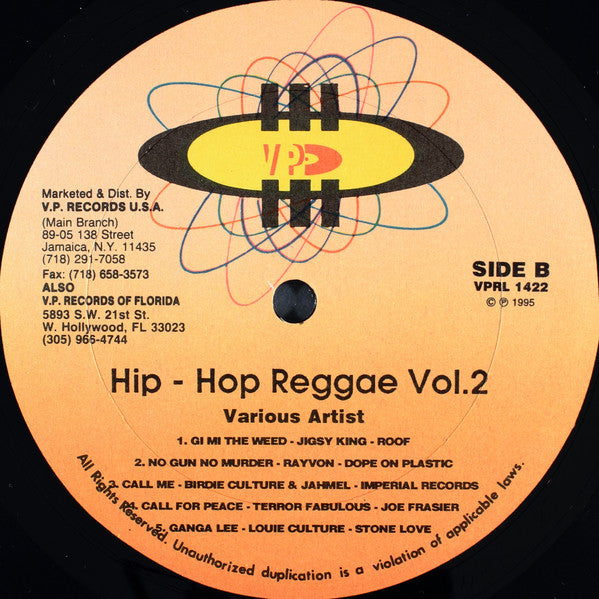 Various : Hip-Hop Reggae (LP, Comp)