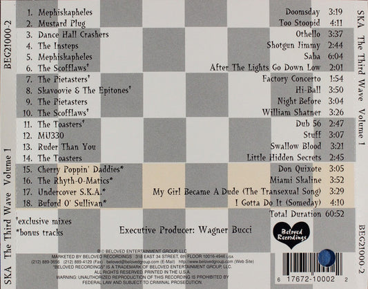 Various : SKA The Third Wave (Volume 1) (CD, Comp, RE)