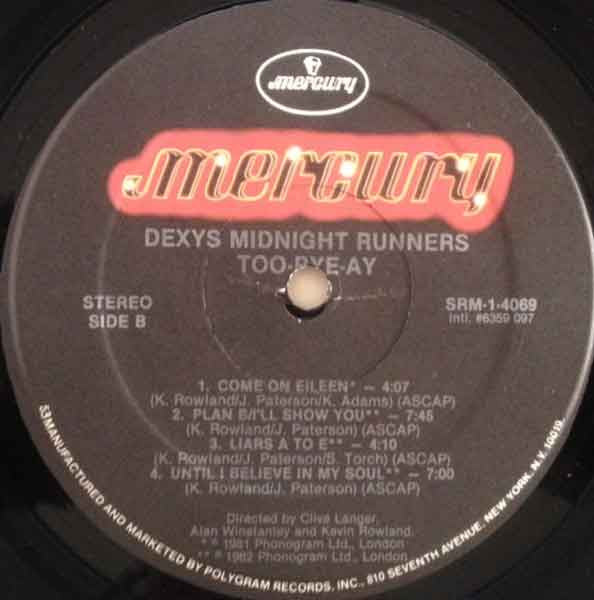 Kevin Rowland & Dexys Midnight Runners : Too-Rye-Ay (LP, Album, RE)