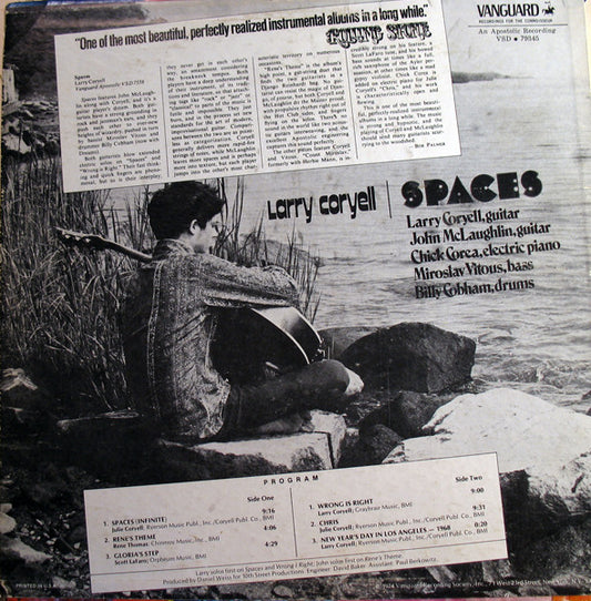 Larry Coryell : Spaces (LP, Album, RE)