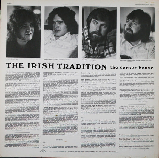 The Irish Tradition : The Corner House (LP, Album)
