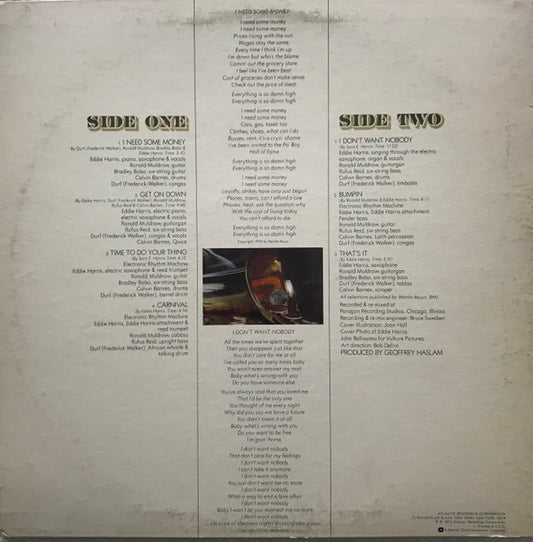 Eddie Harris : I Need Some Money (LP, Album, PR)