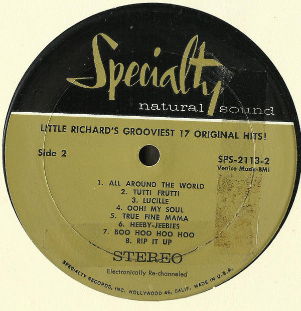 Little Richard : Little Richard's Grooviest 17 Original Hits! (LP, Comp)