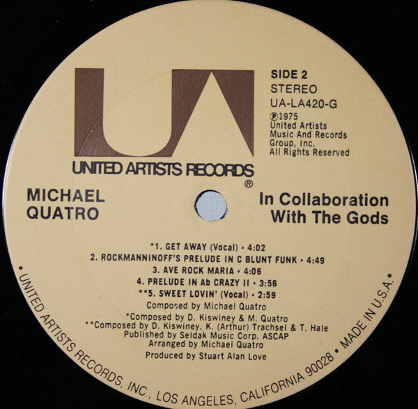 Michael Quatro : In Collaboration With The Gods (LP, Album)