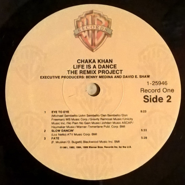 Chaka Khan : Life Is A Dance - The Remix Project (2xLP, Comp)