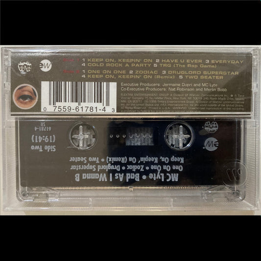 MC Lyte : Bad As I Wanna B (Cass, Album, SR)