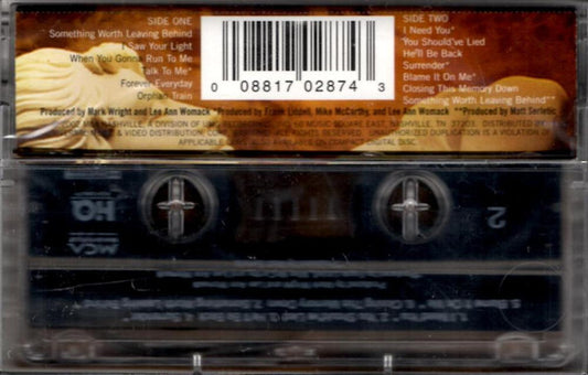 Lee Ann Womack : Something Worth Leaving Behind (Cass)