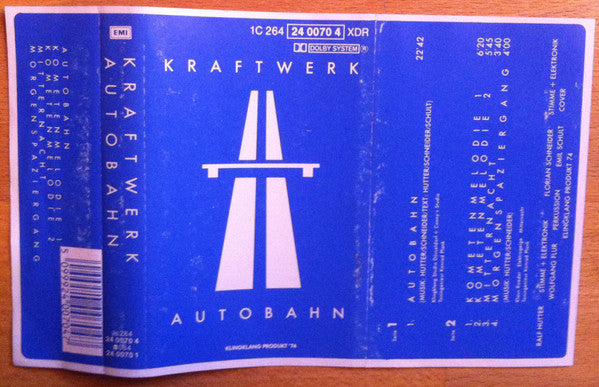 Kraftwerk : Autobahn (Cass, Album, RE, XDR)