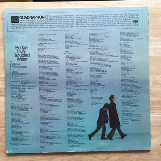Simon And Garfunkel* : Bridge Over Troubled Water (LP, Album, Quad)