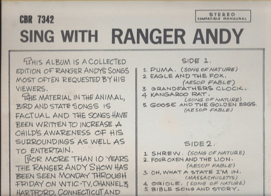 Ranger Andy : Sing With Ranger Andy (LP)