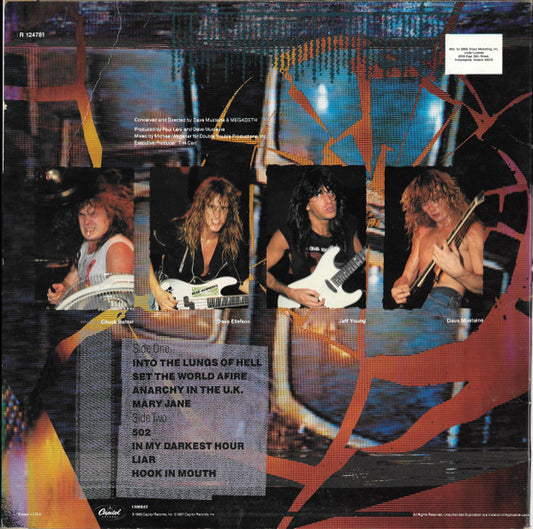 Megadeth : So Far, So Good...So What! (LP, Album, Club, BMG)