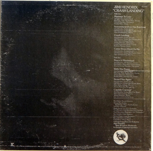Jimi Hendrix : Crash Landing (LP)
