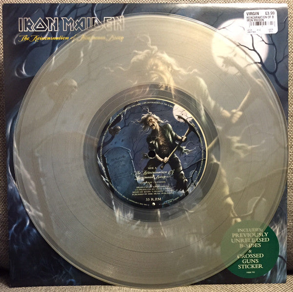 Iron Maiden : The Reincarnation Of Benjamin Breeg (10", Single, Cle)