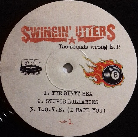 Swingin' Utters : The Sounds Wrong E.P. (10", EP, RE)