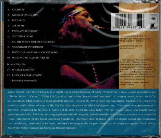 Willie Nelson : Stardust (CD, Album, RE, RM, RP)