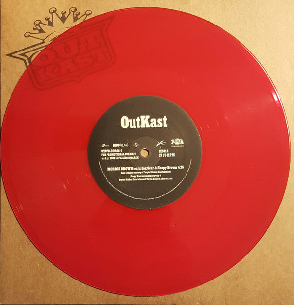 OutKast : Morris Brown / Idlewild Blue (Don'tchu Worry 'Bout Me) (10", Promo, Red)