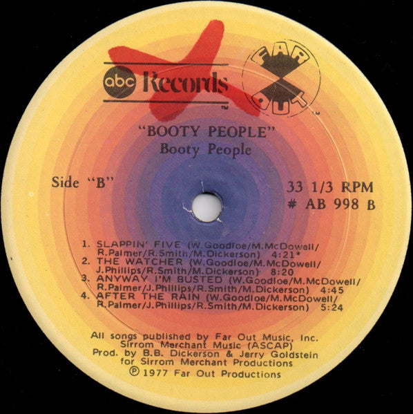 Booty People : Booty People (LP, Album, Gol)