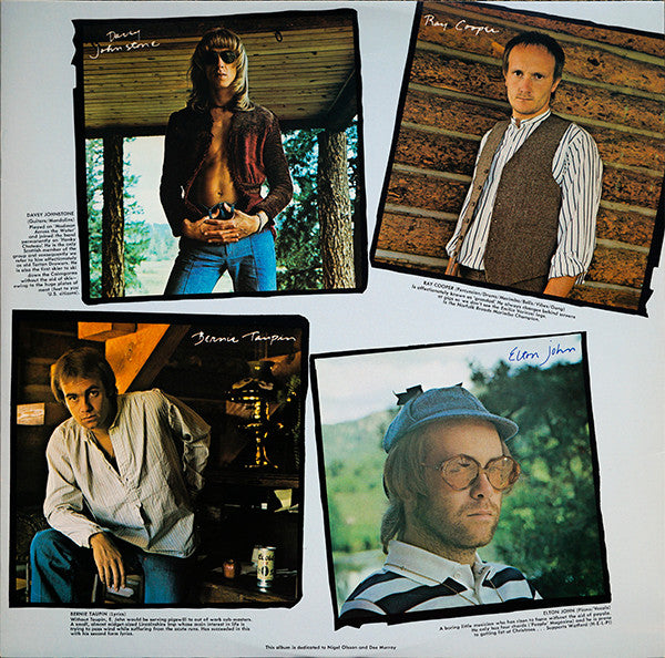 Elton John : Rock Of The Westies (LP, Album, Glo)