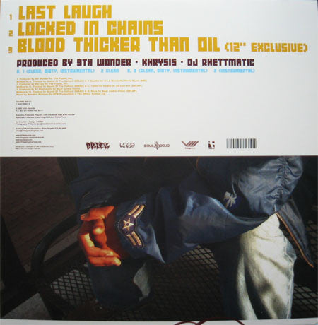 Kazē* & 9th Wonder : Last Laugh / Locked In Chains / Blood Thicker Than Oil (12")