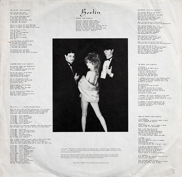 Berlin : Pleasure Victim (LP, Album, RE, Win)