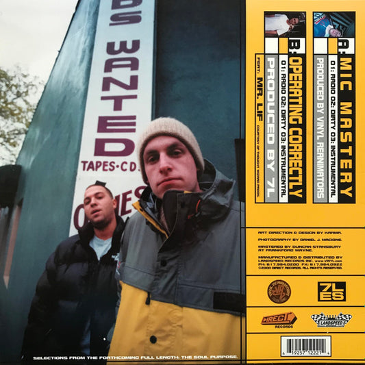7L & Esoteric : Mic Mastery / Operating Correctly (12")