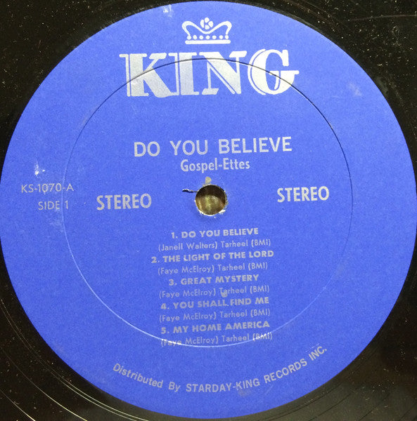 Gospel-Ettes* : Do You Believe (LP)