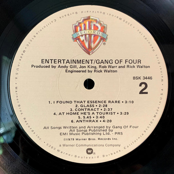 Gang Of Four : Entertainment! (LP, Album, Win)