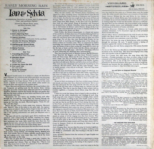 Ian & Sylvia : Early Morning Rain (LP, Album)