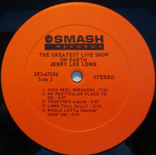 Jerry Lee Lewis : The Greatest Live Show On Earth (LP, Album)