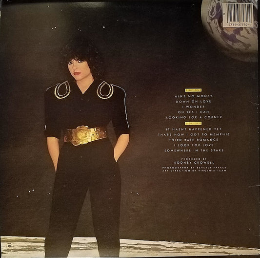 Rosanne Cash : Somewhere In The Stars (LP, Album, Car)