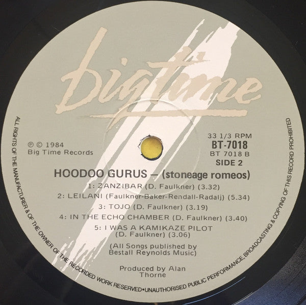 Hoodoo Gurus : (Stoneage Romeos) (LP, Album, Gre)