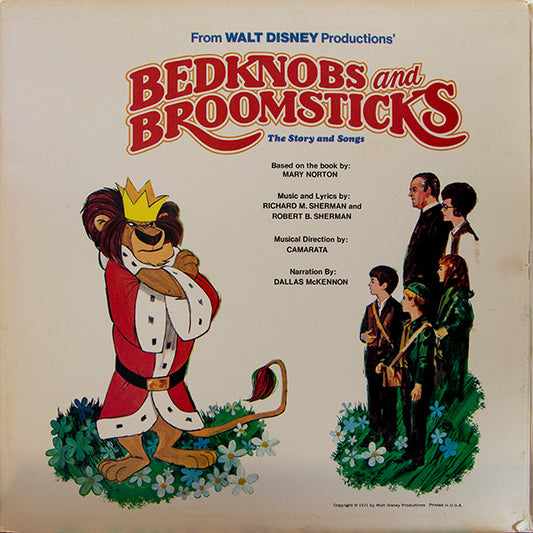 Richard M. Sherman & Robert B. Sherman : Bedknobs And Broomsticks The Story And Songs (LP, Album)