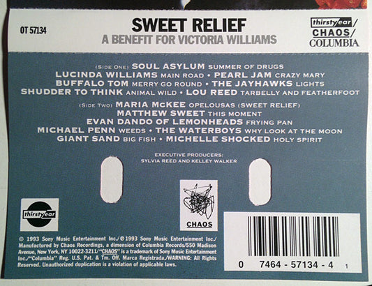 Various : Sweet Relief (A Benefit For Victoria Williams) (Cass, Album)
