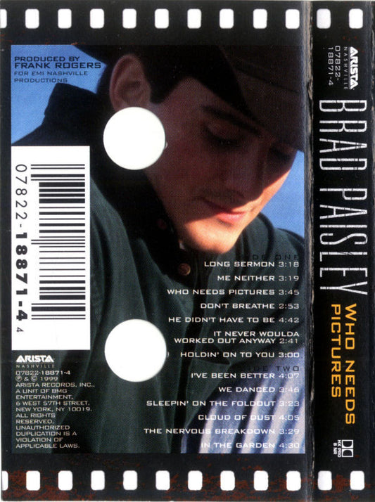 Brad Paisley : Who Needs Pictures (Cass, Album, Dol)