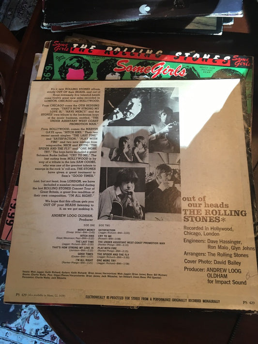 The Rolling Stones : Out Of Our Heads (LP, Album, AL )