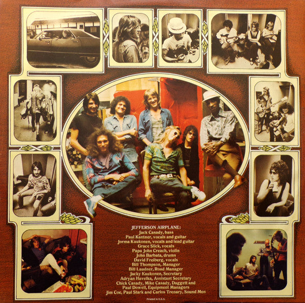 Jefferson Airplane : Thirty Seconds Over Winterland (LP, Album, Ind)