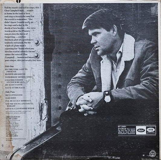 Glen Campbell : By The Time I Get To Phoenix (LP, Album, Scr)