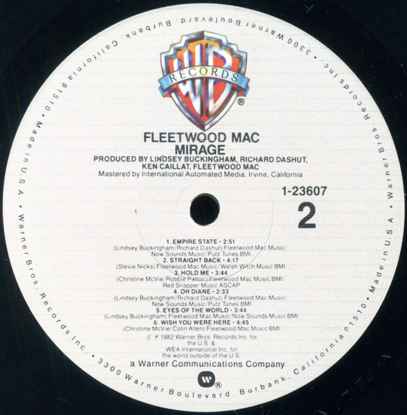 Fleetwood Mac : Mirage (LP, Album, Spe)