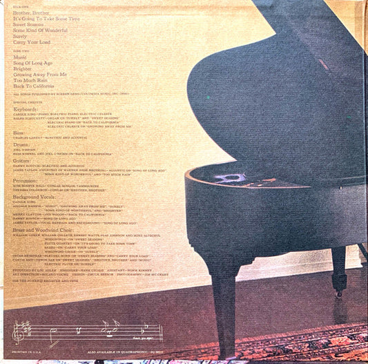Carole King : Music (LP, Album, Ter)