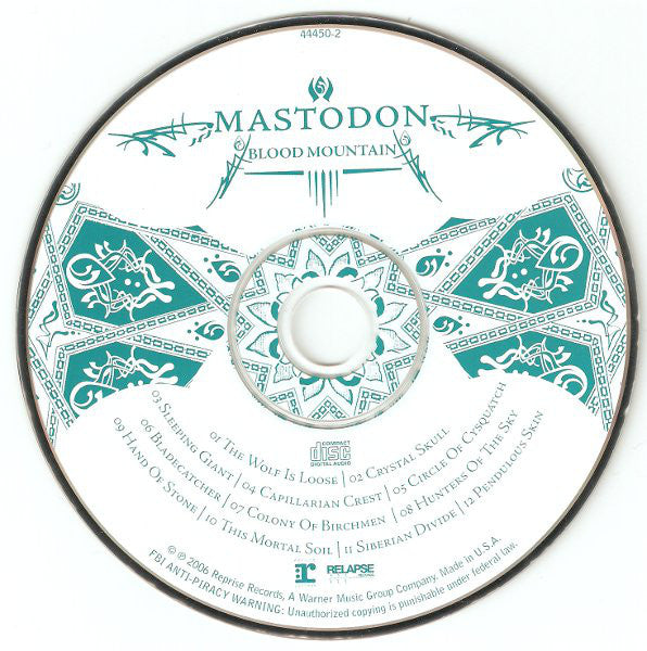 Mastodon : Blood Mountain (CD, Album + DVD-V, NTSC)
