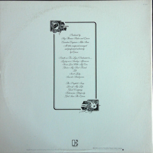 Queen : A Night At The Opera (LP, Album, Club, Emb)