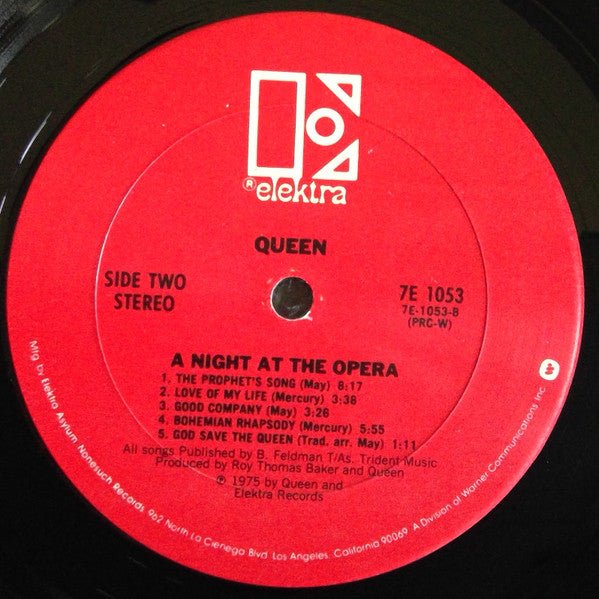 Queen : A Night At The Opera (LP, Album, Club, Emb)