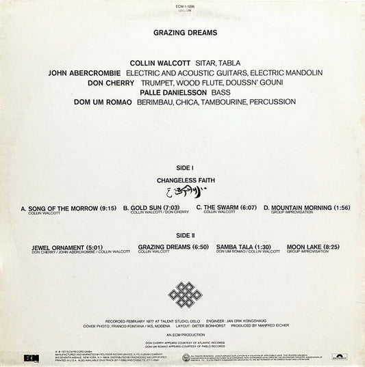 Collin Walcott : Grazing Dreams (LP, Album)